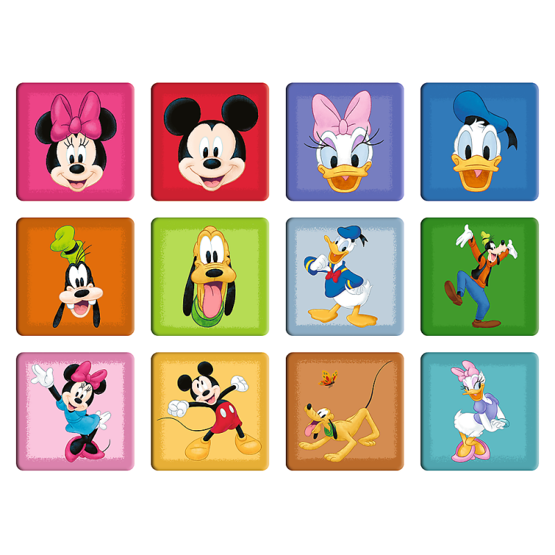 Trefl Disney Peliukas Mikis 30+ 48+ 24 Memo Kortelės Dėlionė-Žaidimas