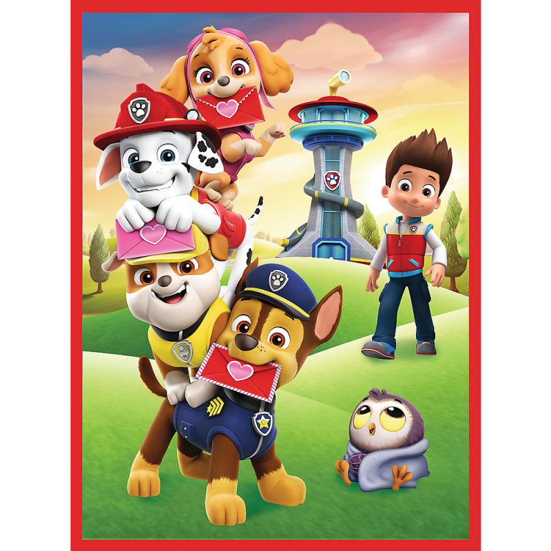 Trefl Paw Patrol 30+ 48+ 24 Memo Kortelės Dėlionė-Žaidimas