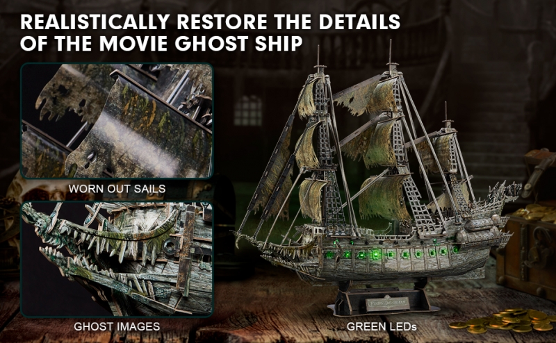 Cubicfun 3D Dėlionė Su Led Skrajojantis Olandas