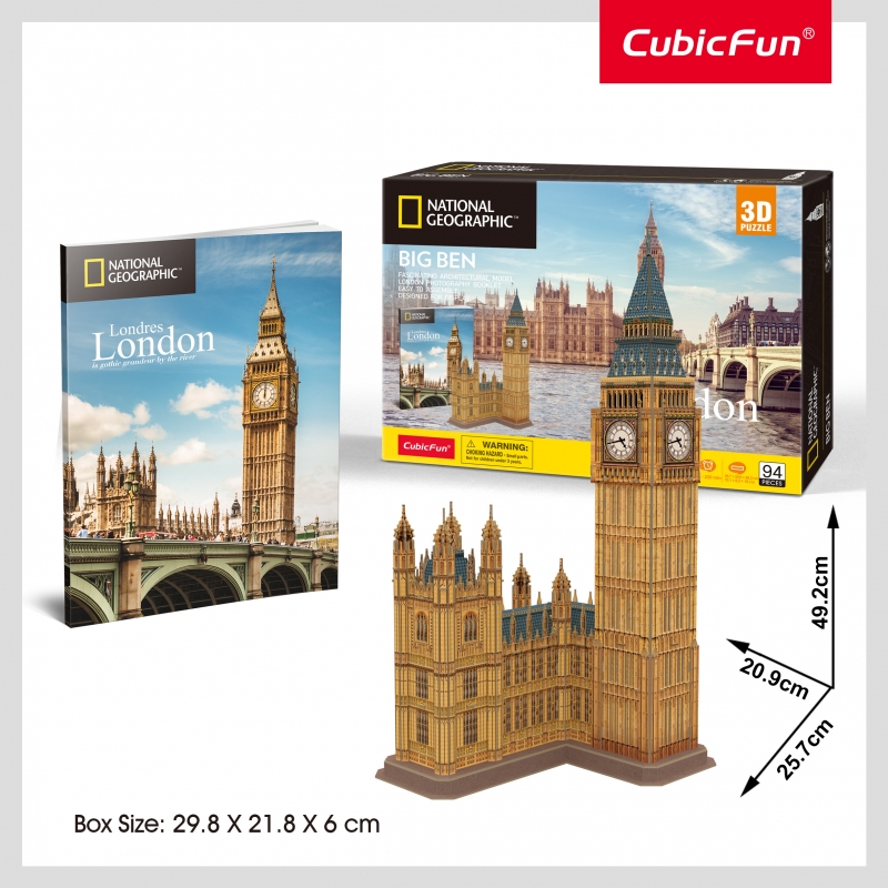 Cubicfun 3D Dėlionė Big Ben