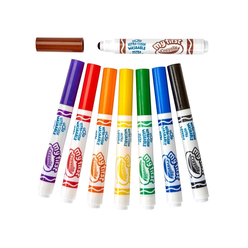 Crayola Minikids Pirmieji Flomasteriai, 8 Vnt.