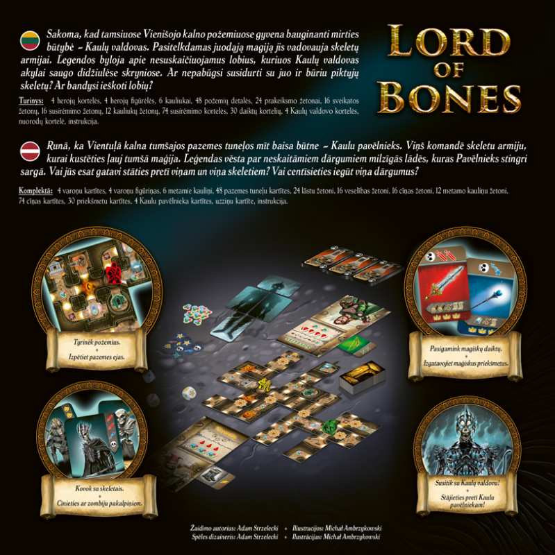 Trefl Žaidimas Lord Of Bones (Lietuvių Ir Latvių Kalbomis)