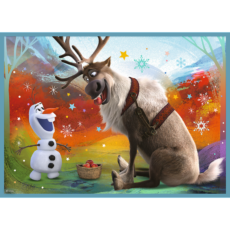 Trefl Frozen 4 Dėlionių Rinkinys