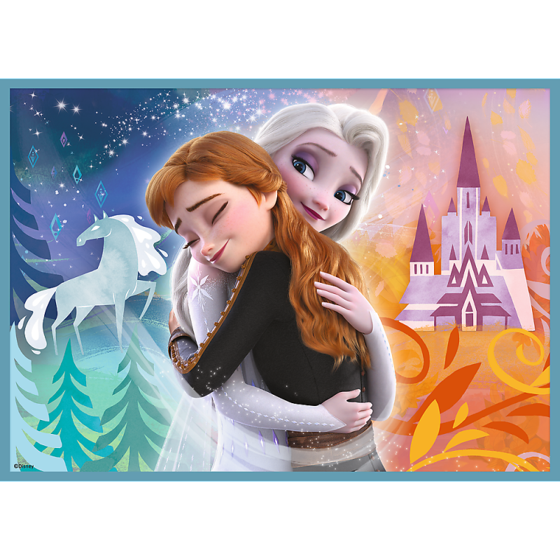 Trefl Frozen 4 Dėlionių Rinkinys
