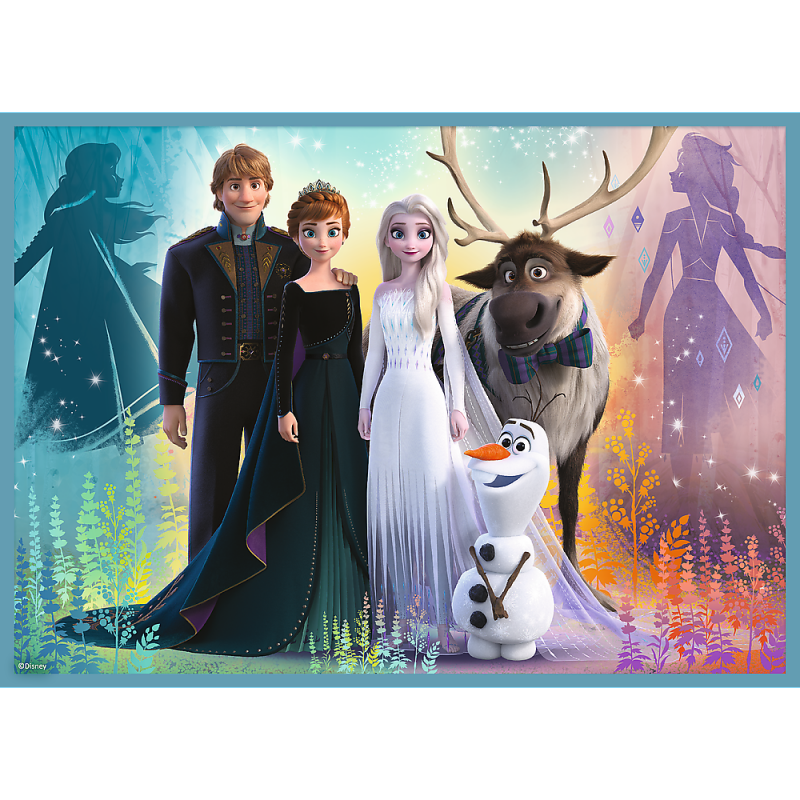 Trefl Frozen 4 Dėlionių Rinkinys
