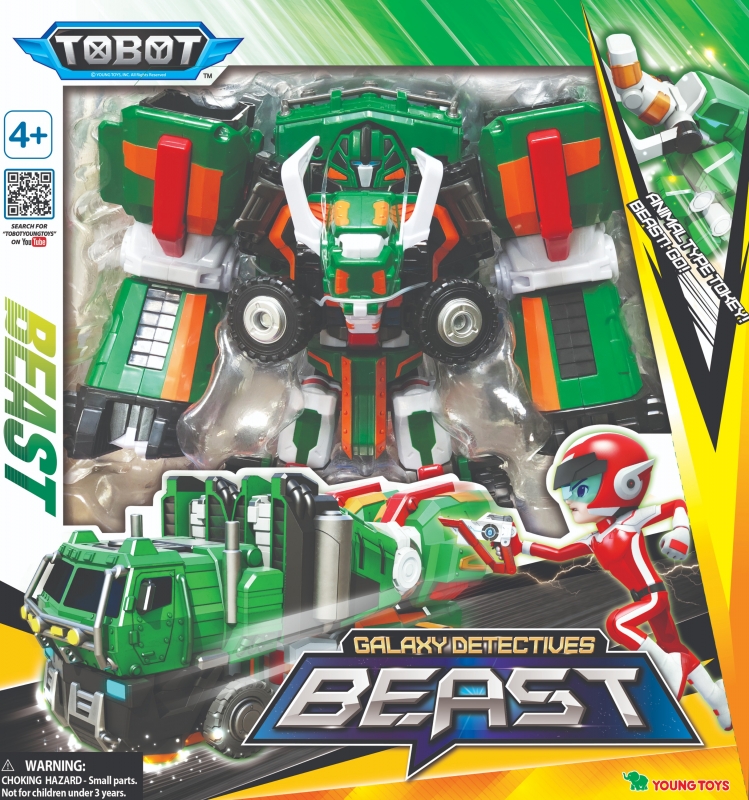 Tobot Galaxy Detectives Transformeris Beast, 28 Cm