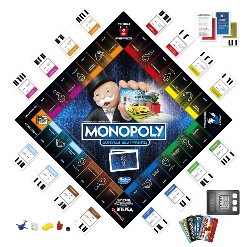 Monopoly Žaidimas Monopolis: Super Elektroninė Bankininkystė, Rusų Kalba