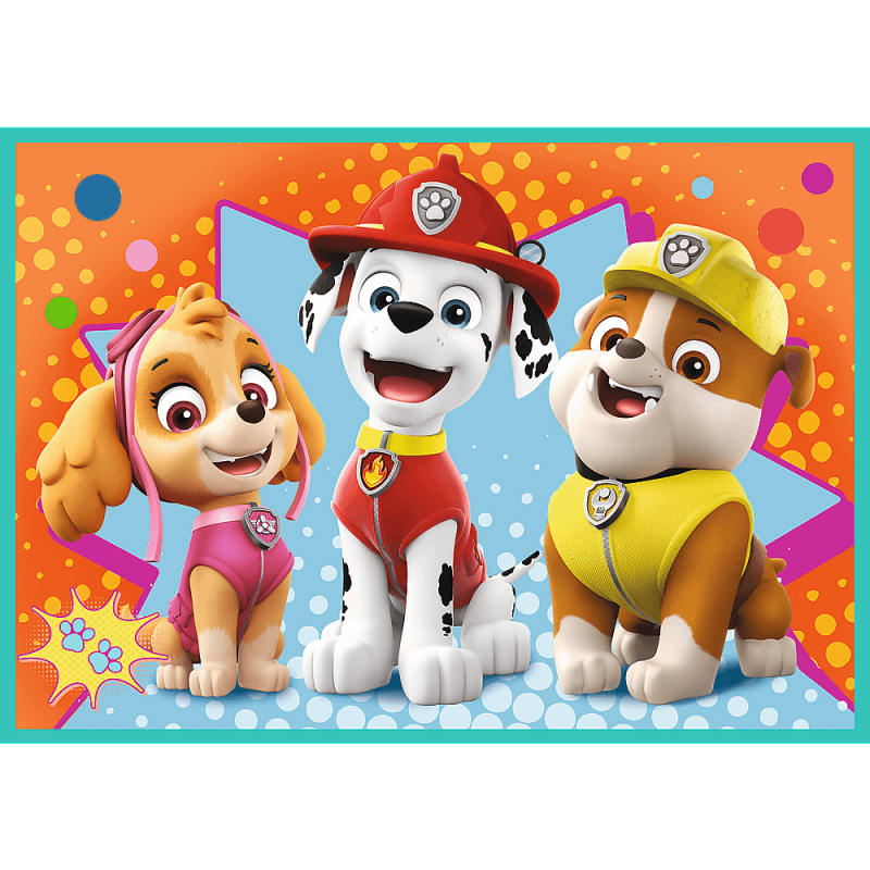 Trefl Paw Patrol 4 Dėlionių Rinkinys Šuniukas-Patrulis