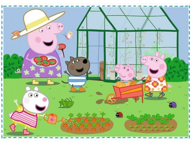 Trefl Peppa Pig 4 Dėlionių Rinkinys Kiaulytė Pepa