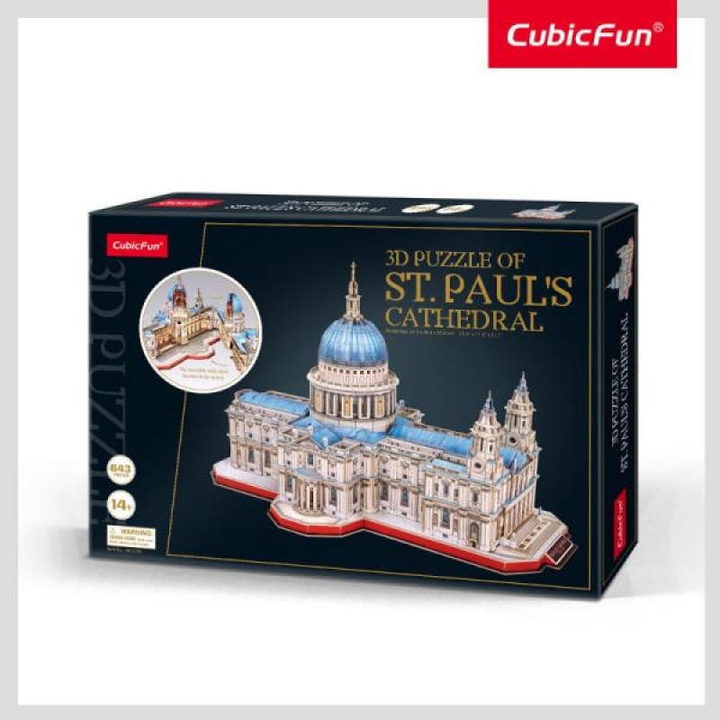 Cubicfun 3D Dėlionė Švento Pauliaus Katedra