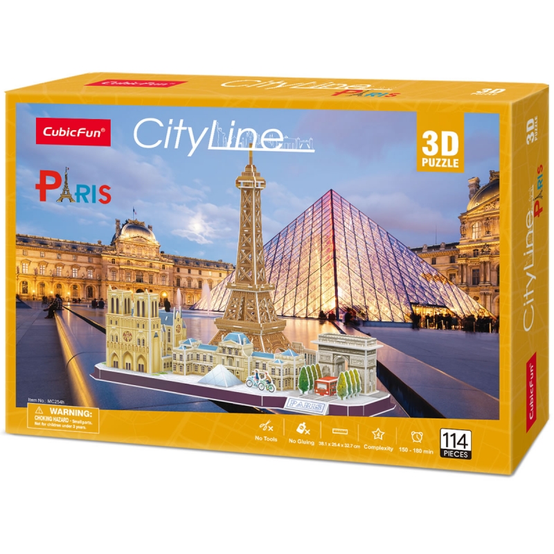 Cubicfun 3D Dėlionė Paryžius