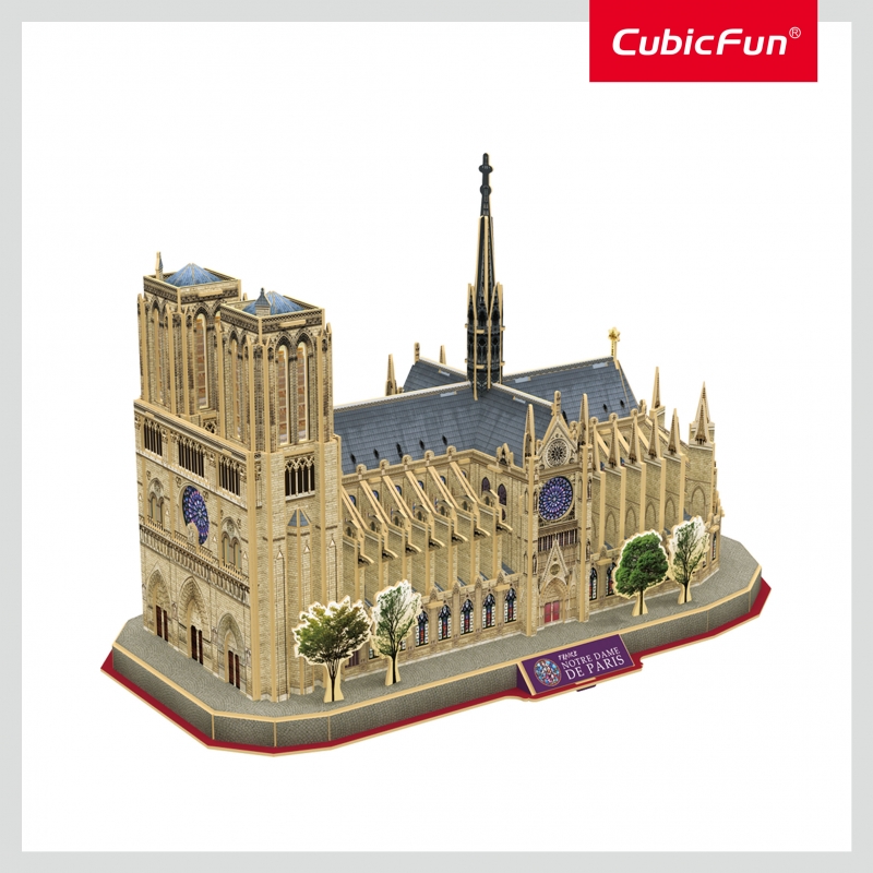 Cubicfun 3D Dėlionė Iš Serijos National Geographic - Noterdamo Katedra