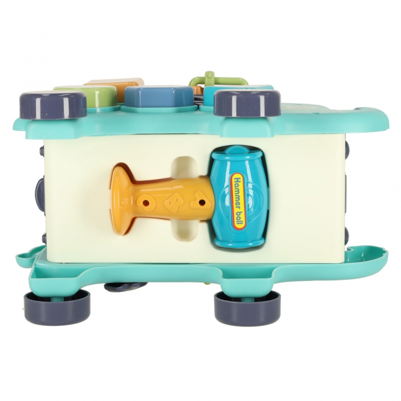Interaktyvus Montessori Dramblių Rūšiuotuvas 26Cm Plaktukas