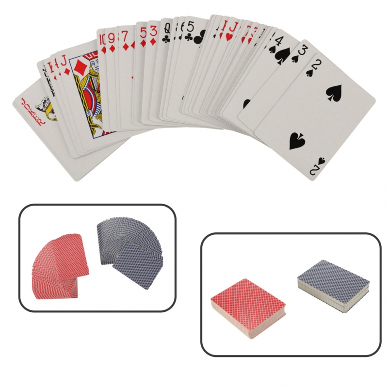 Pokerio Rinkinys Dėkle 500 Žetonų 2 Kortų Pakuotės