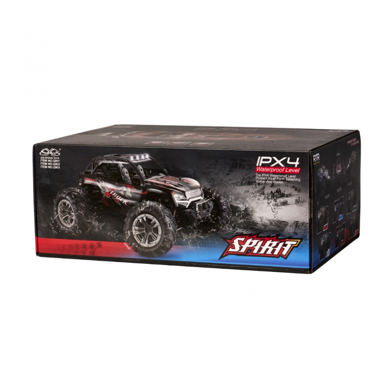 Rc Automobilis Q901 Bešepetėlinis 1:16 2.4G 4Ch 52Km/h Raudonas