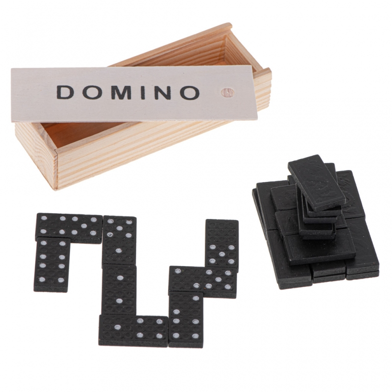 Medinis Domino Šeimos Žaidimas + Dėžutė