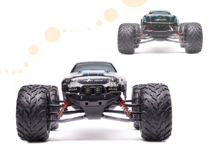 Rc Monster Truck 1:12 2.4Ghz X9115 Blue Improved Versija