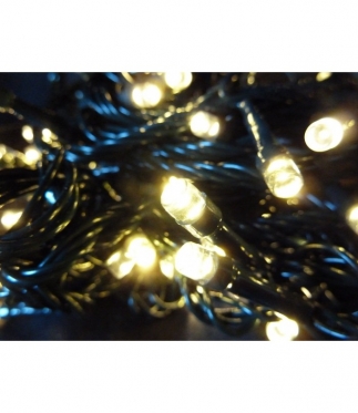 30 m 500 LED lauko lempučių šventinė girlianda (šiltai balta)
