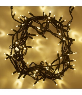 30 m 500 LED lauko lempučių šventinė girlianda (šiltai balta)