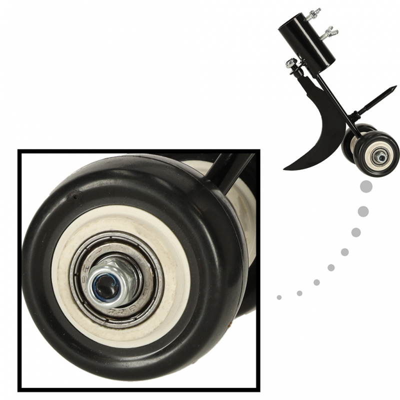 Piktžolių Pjovimo Antgalis Su Kabliuku, Juoda