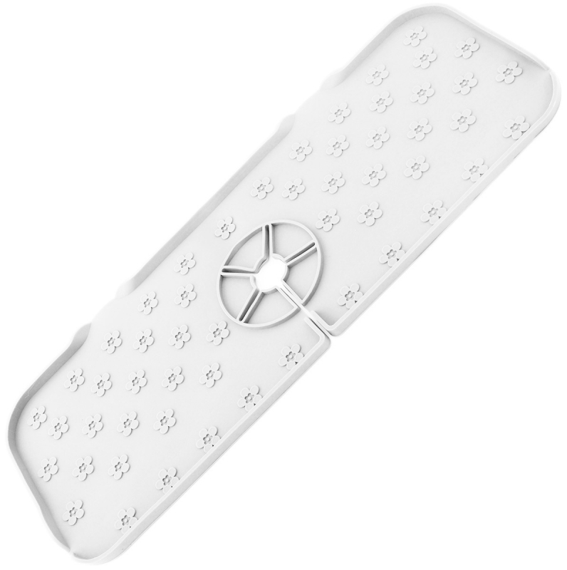 Apsauginis Silikoninis Kilimėlis Plautuvei, Baltas