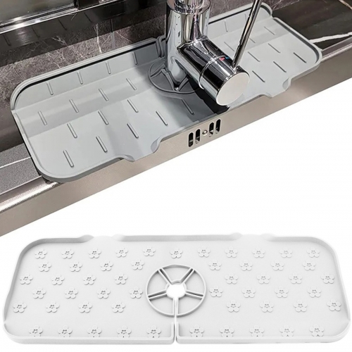 Apsauginis Silikoninis Kilimėlis Plautuvei, Baltas