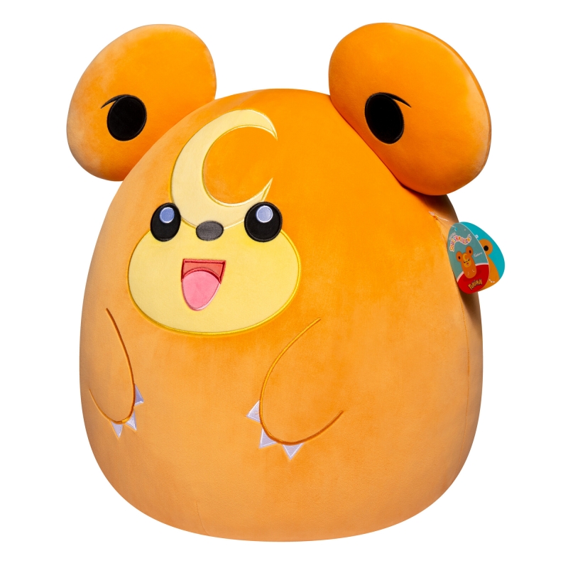 Squishmallows Pokemon Pliušinis Žaislas Teddiursa, 50 cm