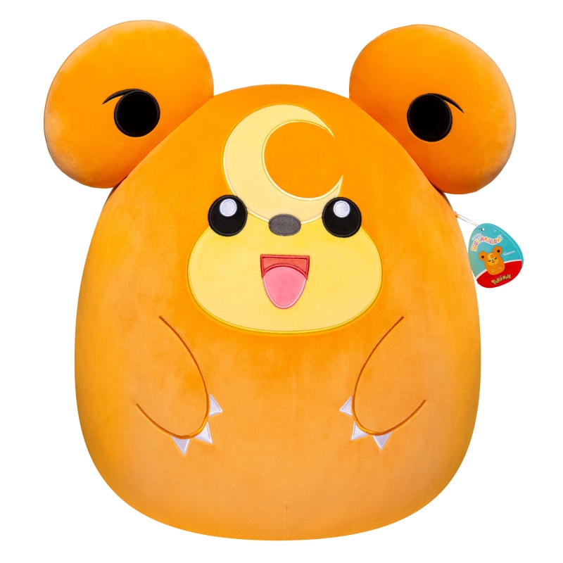 Squishmallows Pokemon Pliušinis Žaislas Teddiursa, 50 cm