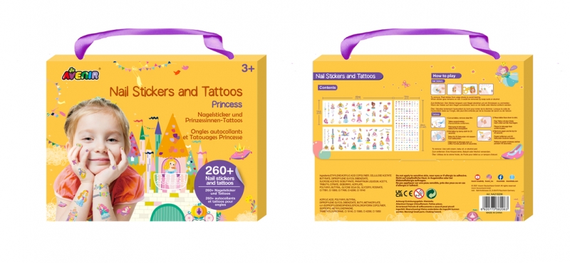Avenir 230+ Nagų Lipdukų Ir Tatuiruočių Princesės