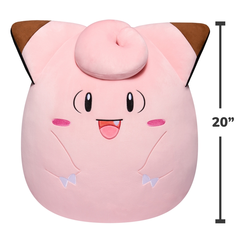 Squishmallows Pokemon Pliušinis Žaislas Clefairy, 50 cm