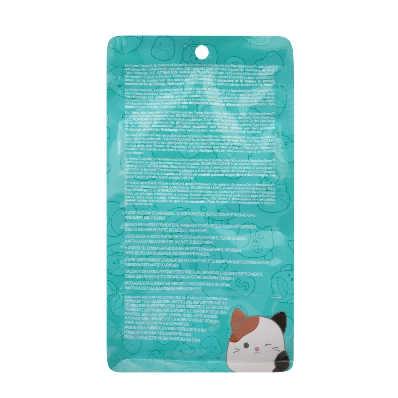 Squishmallows Mystery Squad W20 Paslaptingas Pliušinis Gyvūnėlis, 12 cm