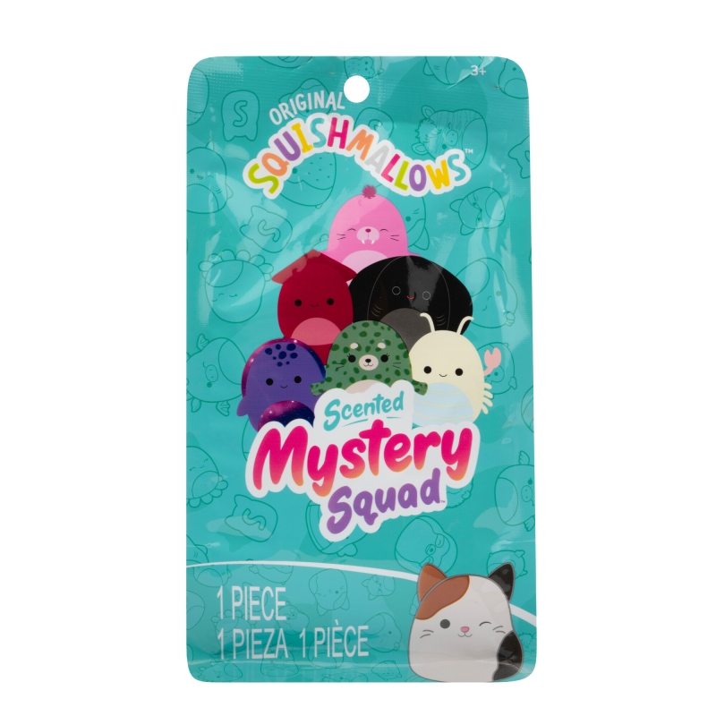 Squishmallows Mystery Squad W20 Paslaptingas Pliušinis Gyvūnėlis, 12 cm
