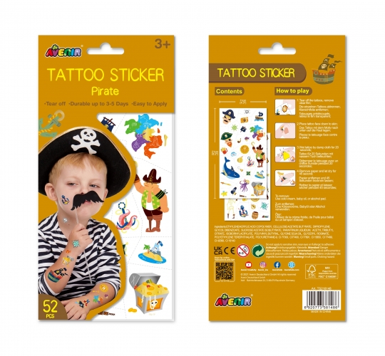 Avenir Priklijuojamos Tatuiruotės Piratai