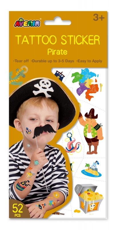 Avenir Priklijuojamos Tatuiruotės Piratai