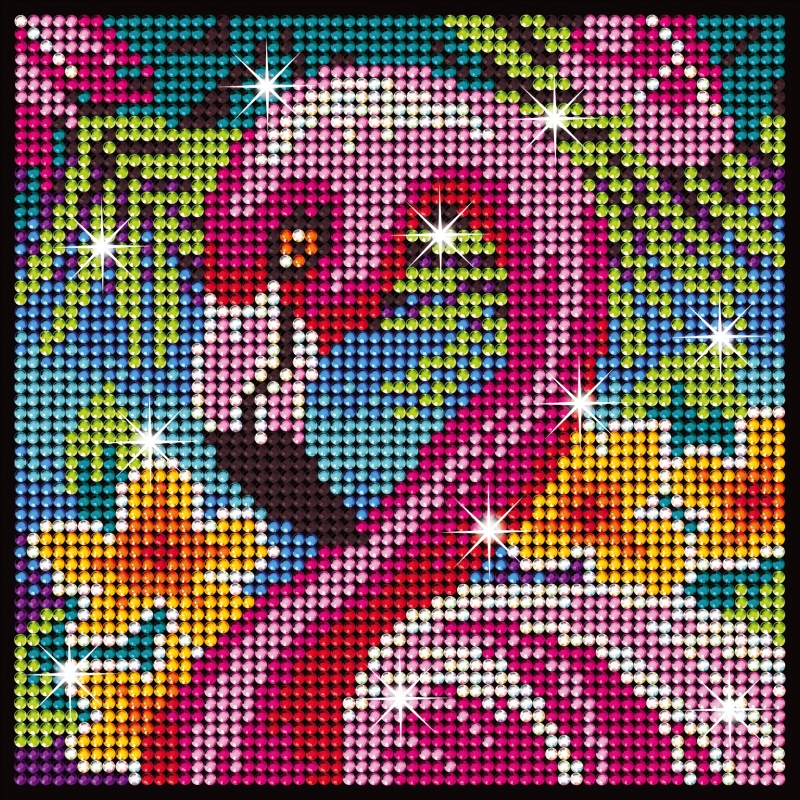 Kitfix Diy Deimančiukų Menas Flamingas