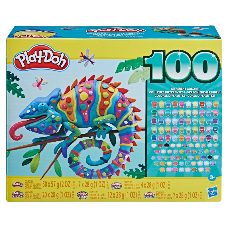 Play-Doh Plastilino Rinkinys, 100 Vnt.