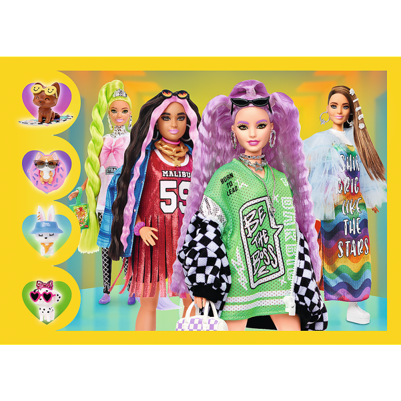 Trefl Barbie 4 Dėlionių Rinkinys