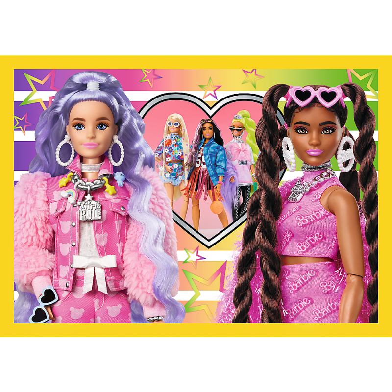 Trefl Barbie 4 Dėlionių Rinkinys