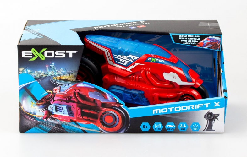 Exost 1:12 Rc Motociklas Motordrift x