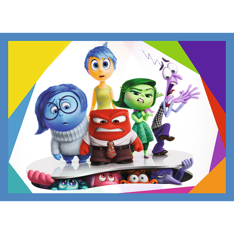 Trefl Disney Inside Out 2 4 Dėlionių Rinkinys
