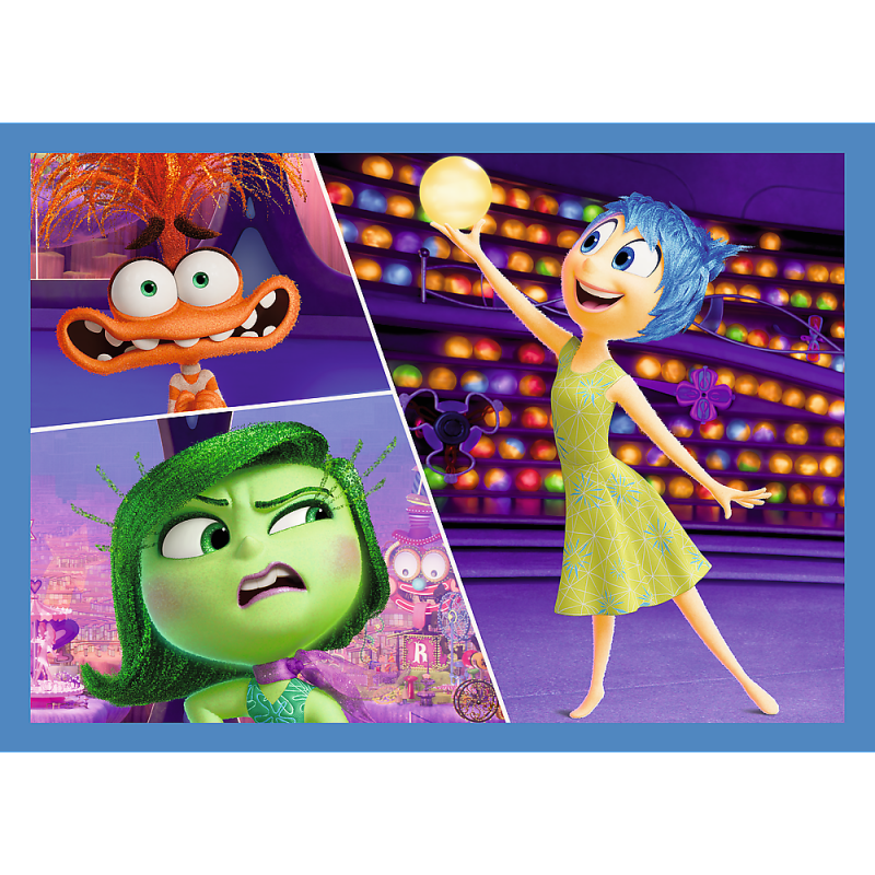 Trefl Disney Inside Out 2 4 Dėlionių Rinkinys