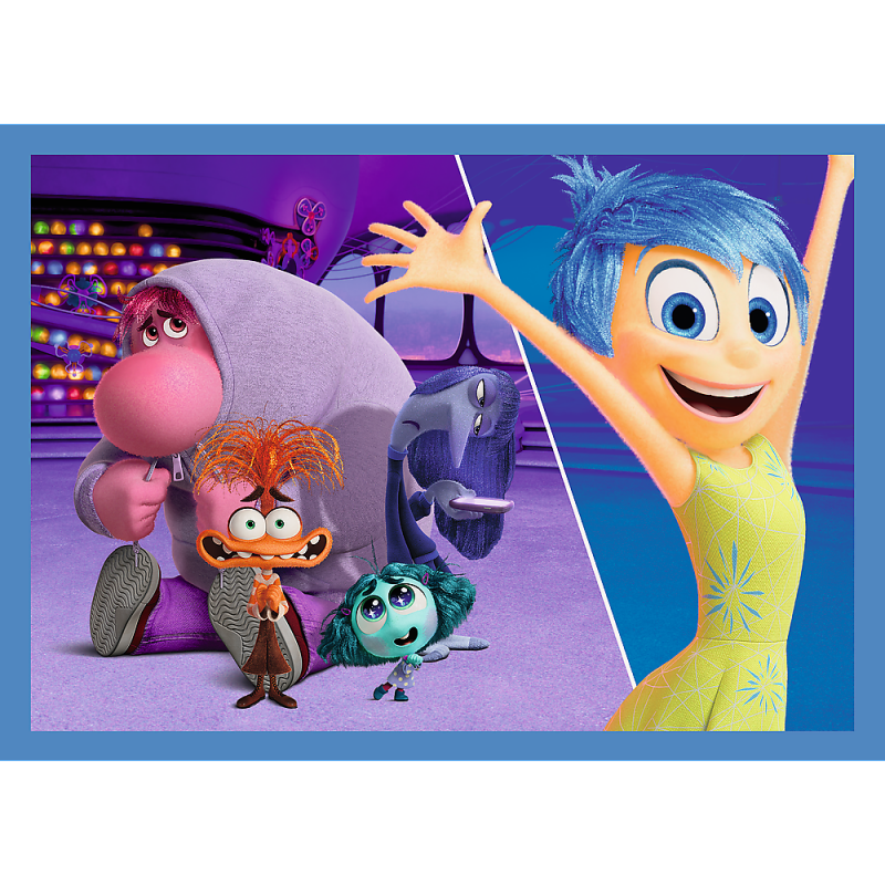 Trefl Disney Inside Out 2 4 Dėlionių Rinkinys