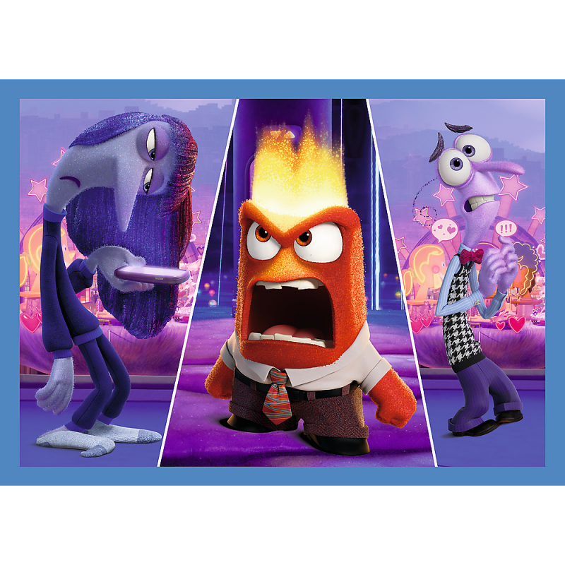 Trefl Disney Inside Out 2 4 Dėlionių Rinkinys