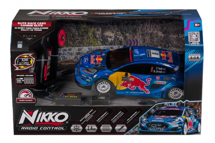 Nikko Rc Automobilis M-Sport Ford Puma #8 Tanak, 1:14