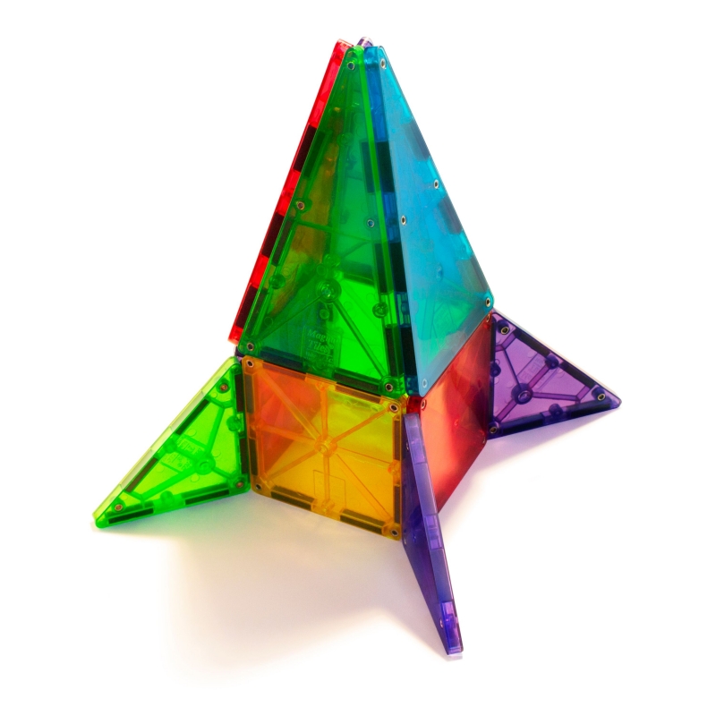 Magna-Tiles Magnetinis Permatomas Konstruktorius, 32 Det.
