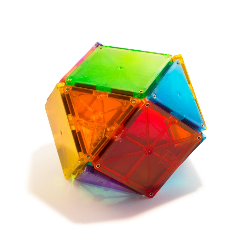 Magna-Tiles Magnetinis Permatomas Konstruktorius, 32 Det.