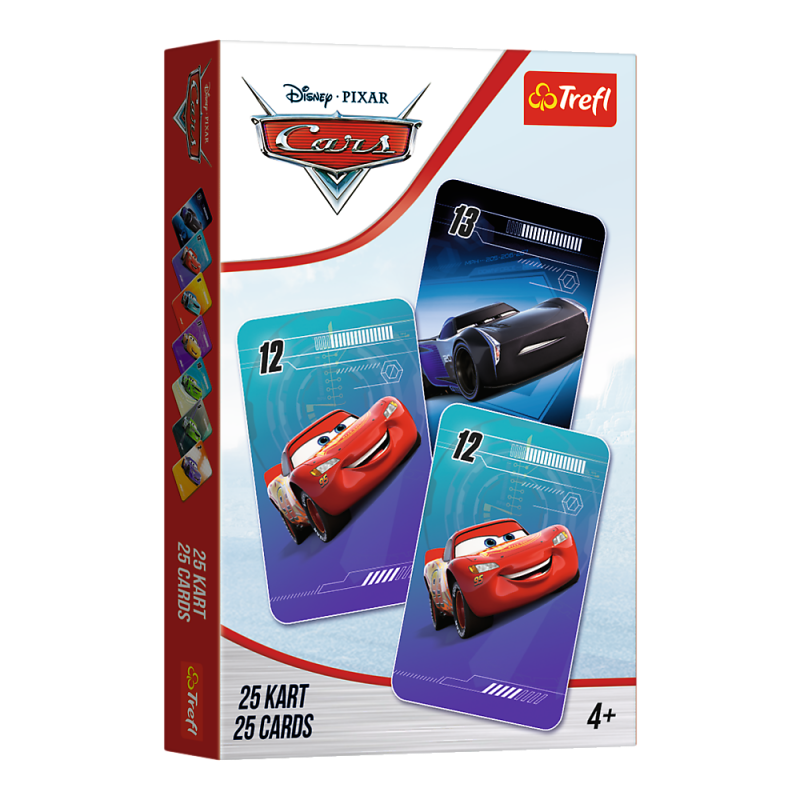 Trefl Cars Kortų Žaidimas Ratai