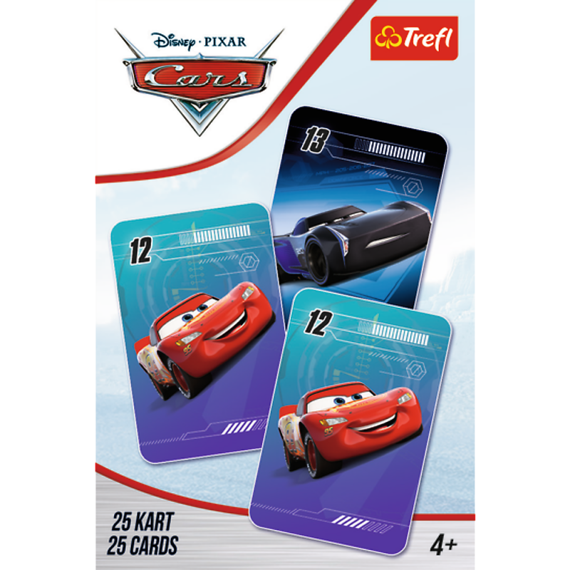 Trefl Cars Kortų Žaidimas Ratai