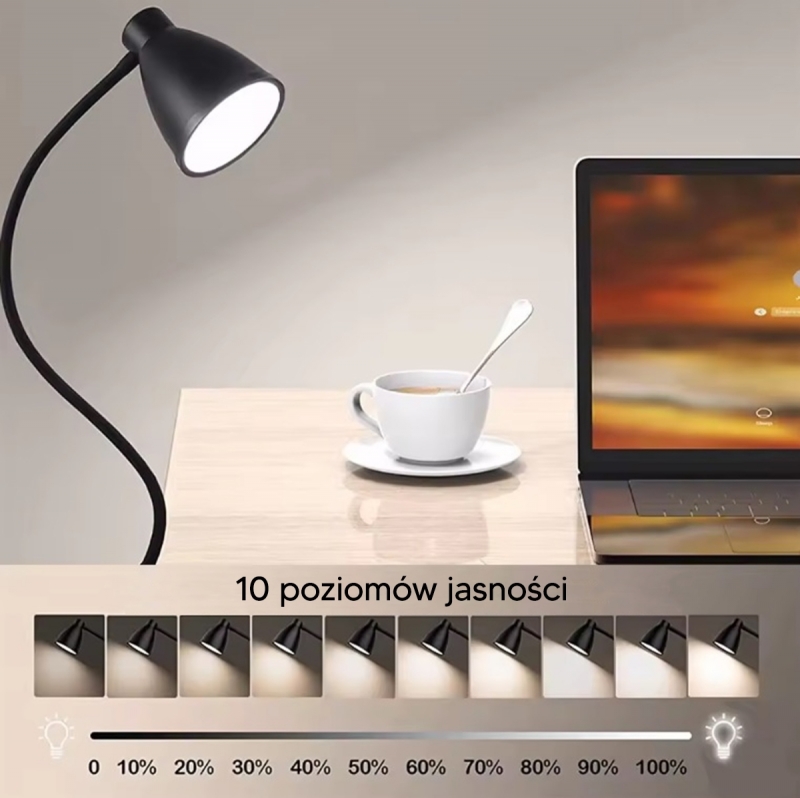 LED Stalinis Šviestuvas Su Spaustuku, 5 W