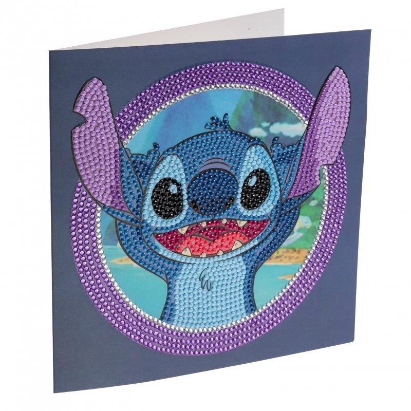 Disney Stitch Piešimo Deimantais Kortelė Stitch,  18 x 18 cm